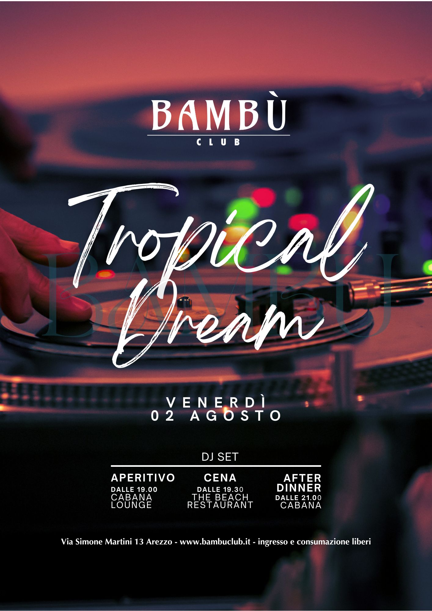 CABANA - TROPICAL DREAM DJ SET - AUGUST 2