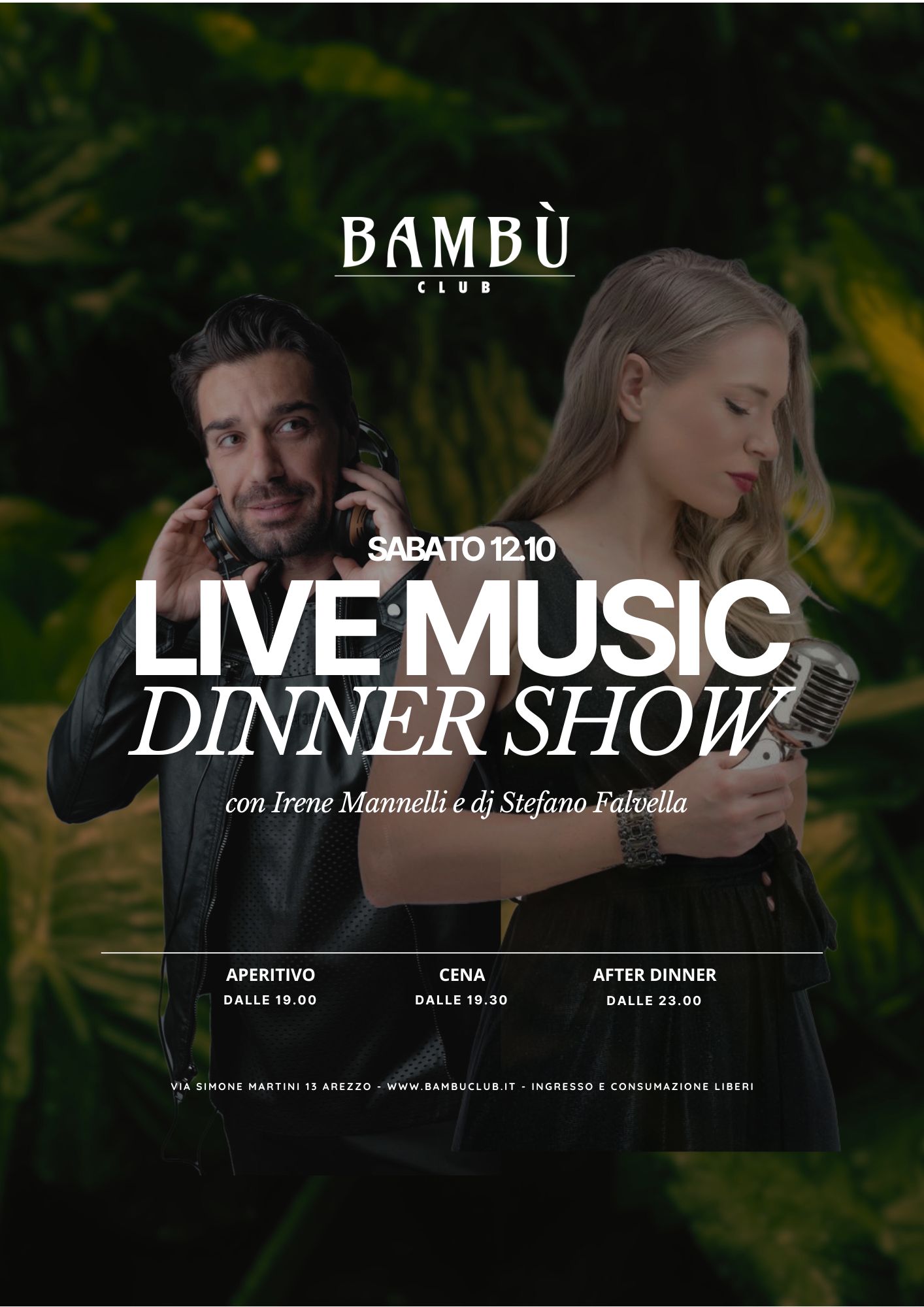 THE FOREST - LIVE MUSIC DINNER SHOW - 12 OTTOBRE